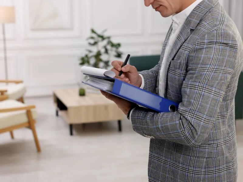 Avaluó de casa en la mesa